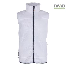 RAMMER fehér mellény báránybőr hatású