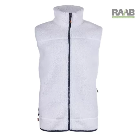 RAMMER fehér mellény báránybőr hatású