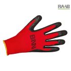 MANOS black/red kétrétegű nitril kesztyű