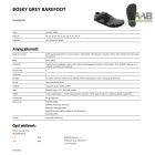 BOSKY Grey Barefoot Szabadidős cipő