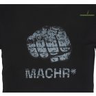 Női Predator póló szürke ököl mintázattal