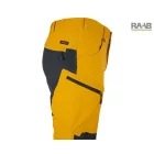 Fobos derekas sztreccs nadrág sárga/fekete színben