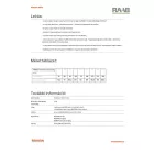 Fobos derekas sztreccs nadrág sárga/fekete színben