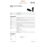 BOSKY Junior Barefoot szabadidős cipő Türkiz-Fekete