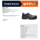 KUMA BLACK félcipő S2 SRC