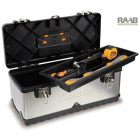 Beta CP17 Szerszámos láda acéllemezből és műanyagból, betéttel, üresen