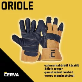 Oriole bőr mechanikus kesztyű