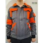 Max női kabát szürke-narancs