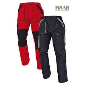 Max derekas nadrág Piros/Fekete