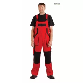 Max mellesnadrág piros/fekete színben