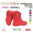 Frog gyermek csizma Koral színben