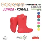Junior gyermek csizma koral színben 