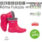Róma női csizma Fukszia színben 