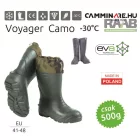 Voyager camo munkavédelmi csizma - zöld/terep