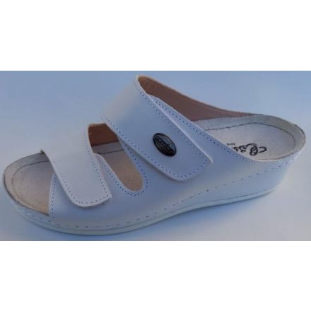Retro fehér papucs