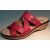 Kényelmi papucs keresztpánttal - piros
