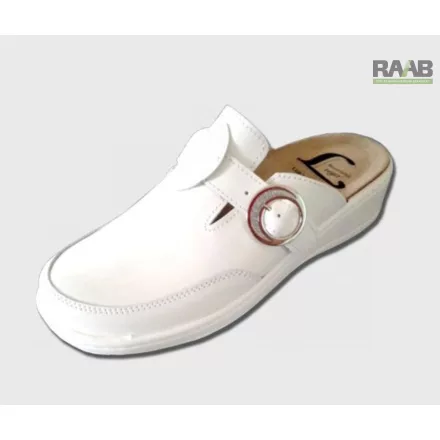 Klumpa csattal -  fehér