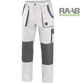 Luxy Josef férfi derekas nadrág fehér/szürke színben