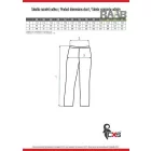 Luxy Josef férfi derekas nadrág fehér/szürke színben