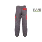 Luxy Josef férfi derekas nadrág szürke-piros színben