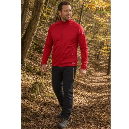AKRON férfi softshell nadrág -fekete sárga/narancs kiegészítőkkel