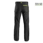AKRON férfi softshell nadrág -fekete sárga/narancs kiegészítőkkel