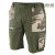 Terepszínű rövidnadrág, pamut+elasztán, 240g/m2