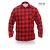Flanel ing piros, 100% pamut