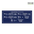 SLIM LED kulcstartós zseblámpa 210lm, USB-C