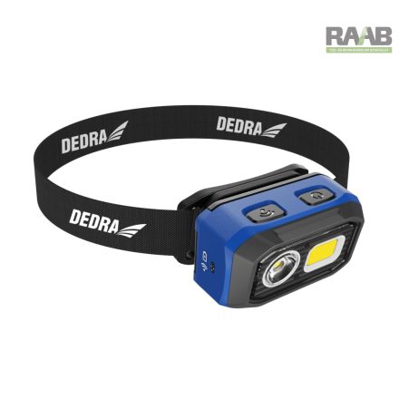 Fejlámpa 500lm, mozgásérzékelős