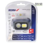 Fejlámpa 500lm, mozgásérzékelős