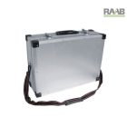 Alumínium bőrönd 460x325x150, ezüstszínű