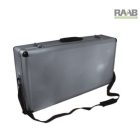 Alumínium bőrönd 640x325x150, ezüstszínű