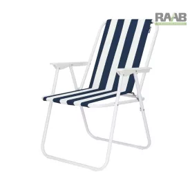 Összecsukható kemping és strand szék - csíkos