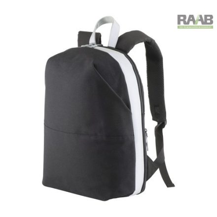 HI-VI Vászon laptop hátizsák fekete