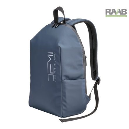 PU logózott laptop hátizsák kék