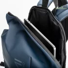 PU logózott laptop hátizsák piros