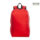 PU laptop hátizsák piros