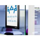 DURAFRAME A6 tartó 2 db  - fekete