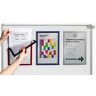 Magnetic note - A4 mágneses infókeret piros 5 db