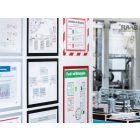 Magnetic note - A4 mágneses infókeret piros 5 db