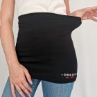 Derékmelegítő hosszú fazonban - fekete