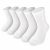 Gyermek fehér tornazokni - 5 pár
