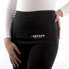 Női rövid derékmelegítő - fekete