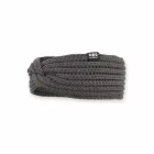 Csavart retro fülmelegítő - karbonszürke