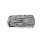 Csavart retro fülmelegítő - világos szürke