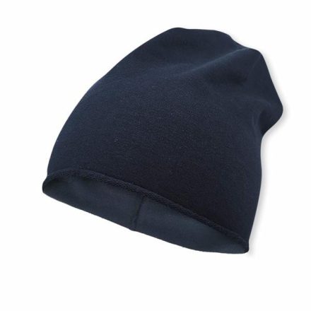 Elasztikus beanie sapka - sötétkék