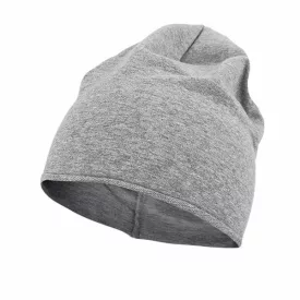 Elasztikus beanie sapka - melírszürke