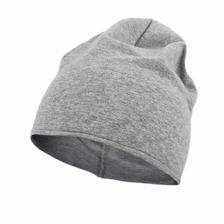 Elasztikus beanie sapka - melírszürke