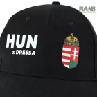 Magyar címeres szurkolói baseball sapka - fekete